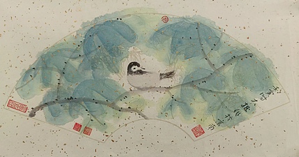 青年书画家 六盘山人 花鸟