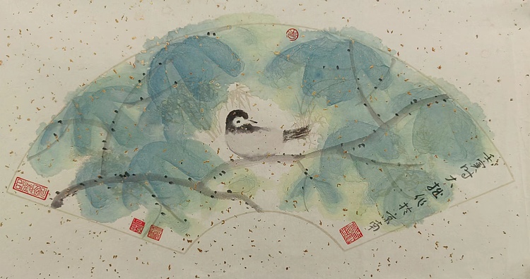 青年书画家 六盘山人 花鸟