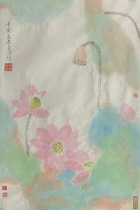 青年书画家 六盘山人 花鸟