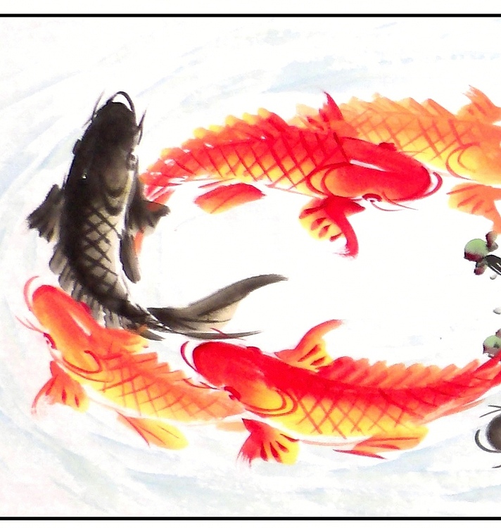 高晓林 （3319）国家一级美术师，江苏省美协会员《富贵人家必有鱼》