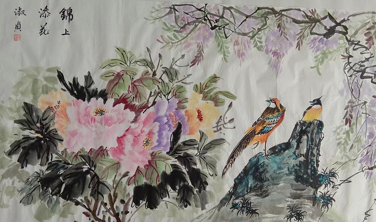 小雨 锦上添花