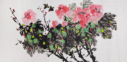当代职业画家 花鸟 精品国画&mdash;&mdash;王平