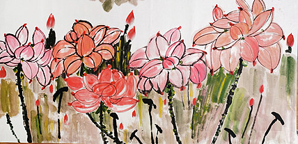 当代职业画家 花鸟 精品国画&mdash;&mdash;王平