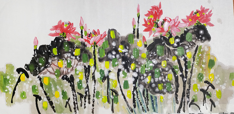 当代职业画家 花鸟 精品国画&mdash;&mdash;王平