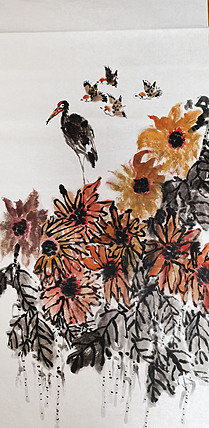 当代职业画家 花鸟 精品国画&mdash;&mdash;王平