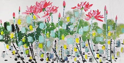 当代职业画家 花鸟 精品国画&mdash;&mdash;王平