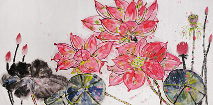 当代职业画家 花鸟 精品国画&mdash;&mdash;王平