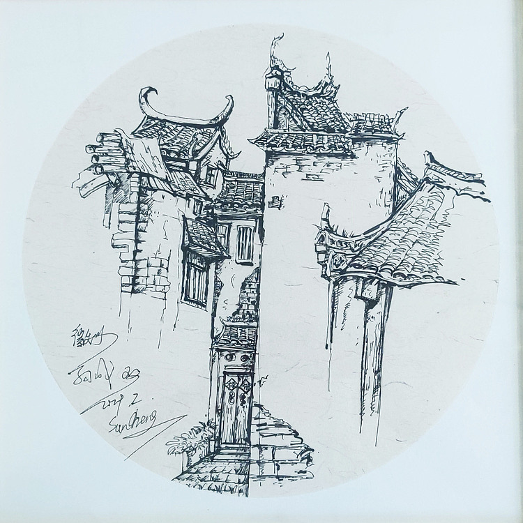 吉林艺术学院 青年油画家 孙成双 写生速写作品