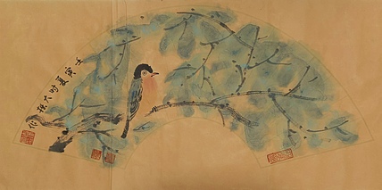 青年书画家 六盘山人 花鸟