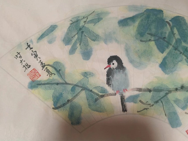 青年书画家 六盘山人 花鸟