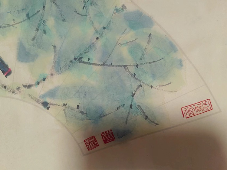 青年书画家 六盘山人 花鸟