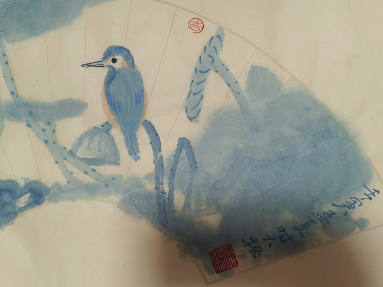 青年书画家 六盘山人 花鸟