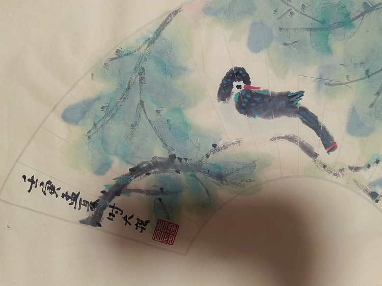 青年书画家 六盘山人 花鸟