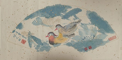 青年书画家 六盘山人 花鸟