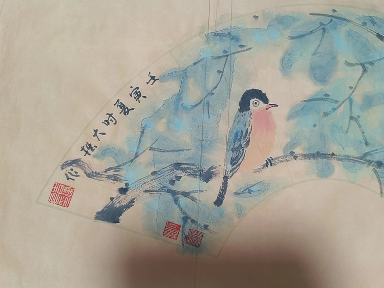 青年书画家 六盘山人 花鸟