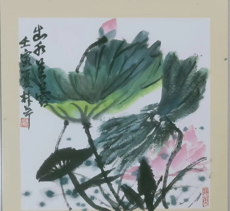 青年书画家 闫桂芹 出水芙蓉