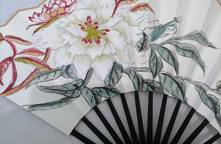 仟亿 富贵吉祥 扇子