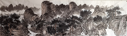 骆裕 山居二