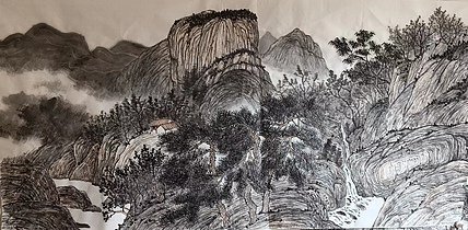 骆裕 松涧飞流