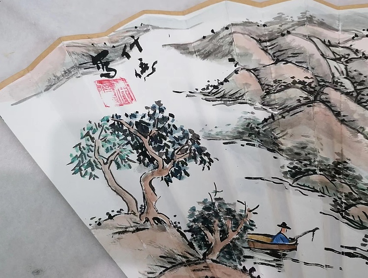 仟亿 夏日和风 扇子