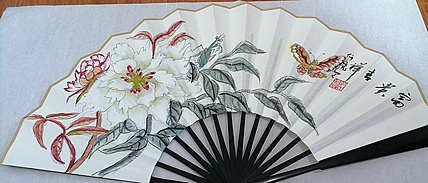 仟亿 富贵吉祥 扇子
