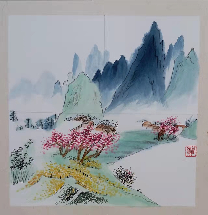 贺国平 国画--山水画