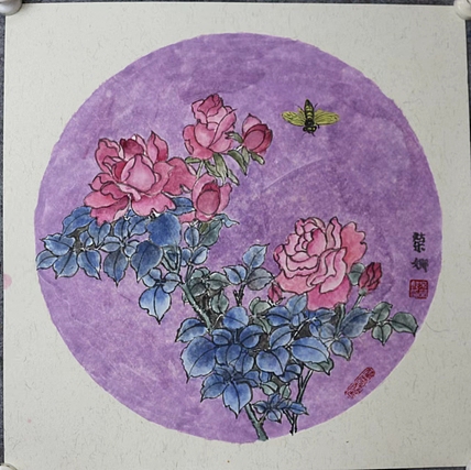 人大高研班 西安美协会员 来荣娜 花鸟画作品