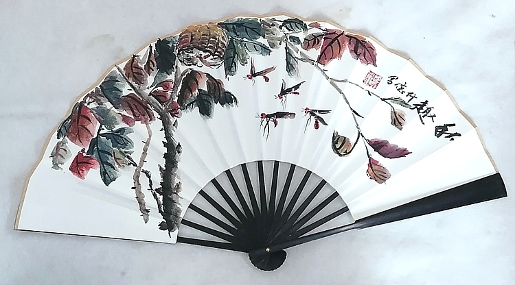 仟亿 秋趣 扇子