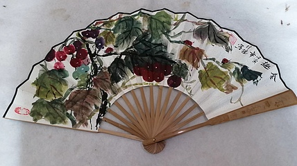 仟亿 金趣 扇子