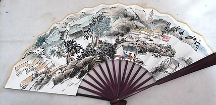 仟亿 江山多娇 扇子