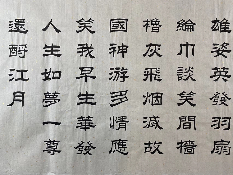 职业书画家 张秀清 苏东坡   赤壁怀古