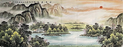 亚涵 江南春意