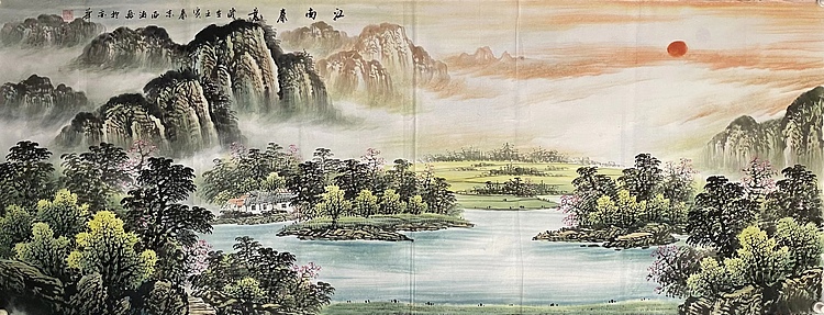 亚涵 江南春意