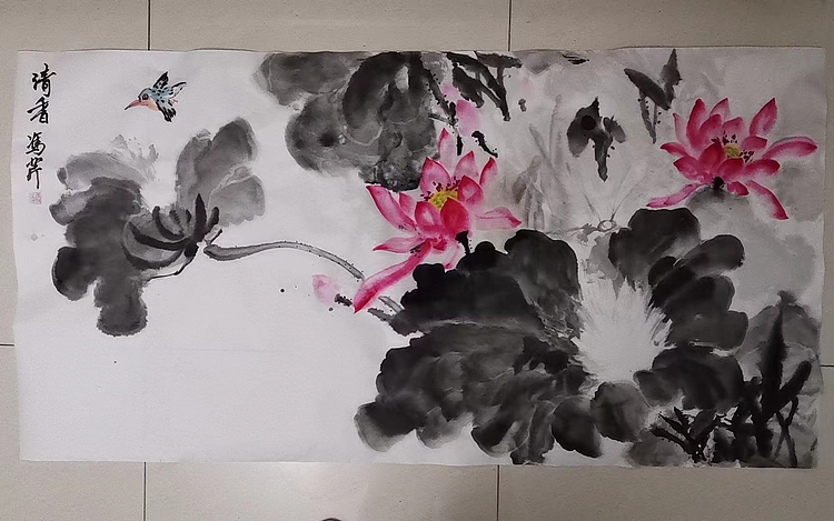 河北省美术家协会会员 冯芹 国画