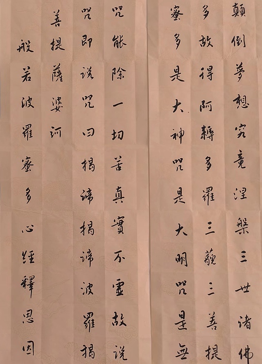 职业书画家 李天录 书僧释思因心经