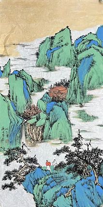刘明玉     中国美术家协会会员    带合影