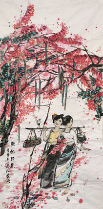 四川省美协理事 中美协会员 德国名人步行街留下手模的女画家——李江