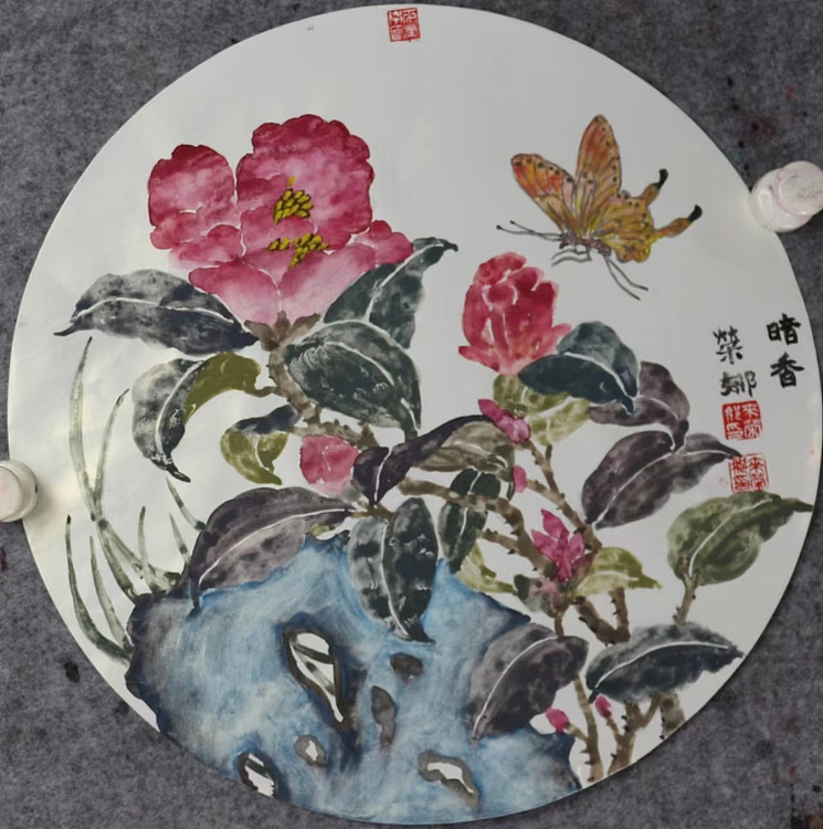 人大高研班 西安美协会员 来荣娜 花鸟画作品