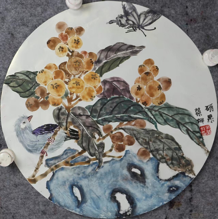 人大高研班 西安美协会员 来荣娜 花鸟画作品