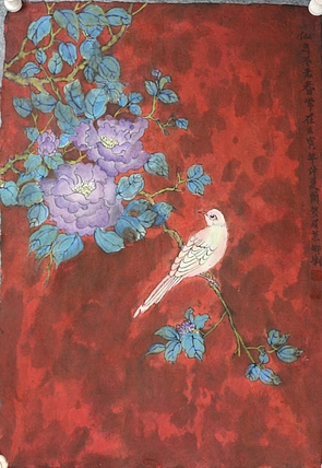 人大高研班 西安美协会员 来荣娜 花鸟画作品