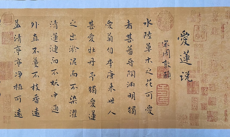 职业书画家 李天录 爱莲说