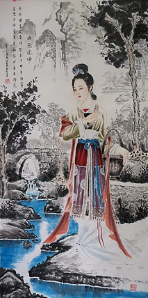 莫良友 西施浣沙