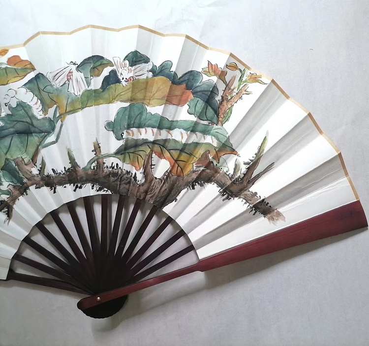 仟亿 化茧成蝶 扇子