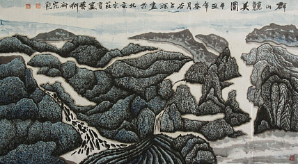 李可染画院画家，黑龙江省美术家协会会员&mdash;&mdash;谷占琛