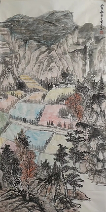 范立志 山乡秋色
