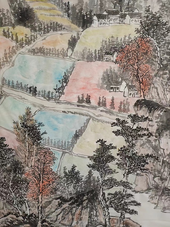 范立志 山乡秋色