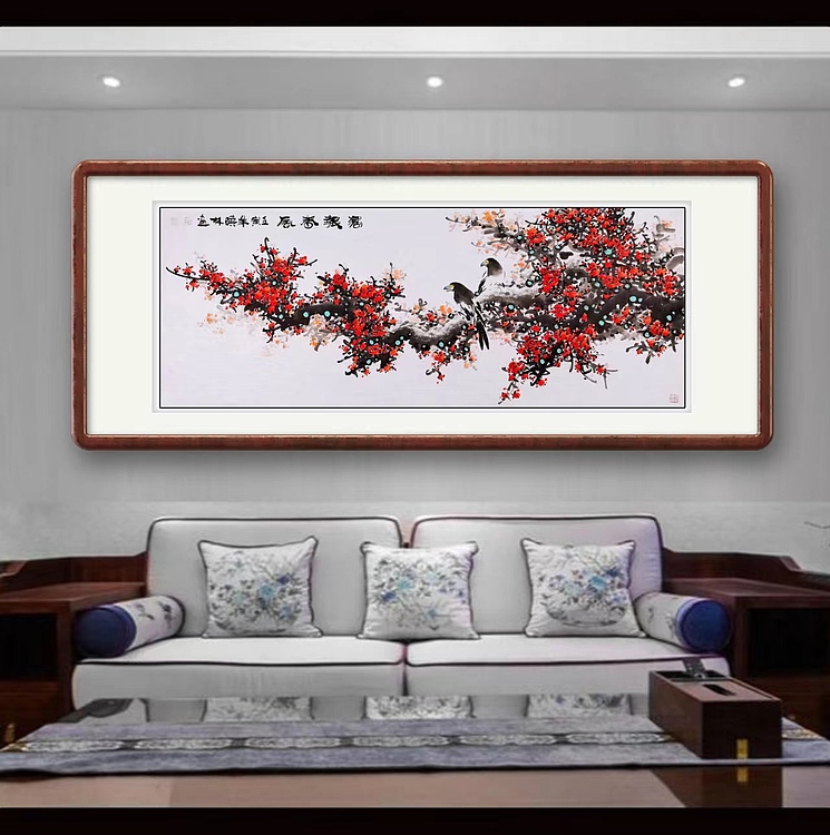 高晓林 （3467）国家一级美术师，江苏省美协会员《独报春风》
