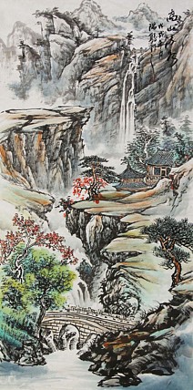 当代著名画家 阳骏 国画作品