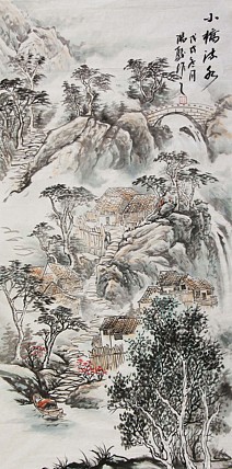 当代著名画家 阳骏 国画作品