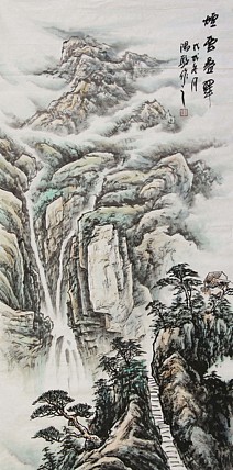 当代著名画家 阳骏 国画作品